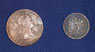 2005 Excavations - Coins (1797 Liberty Head Penny and 1868 Nickel)
