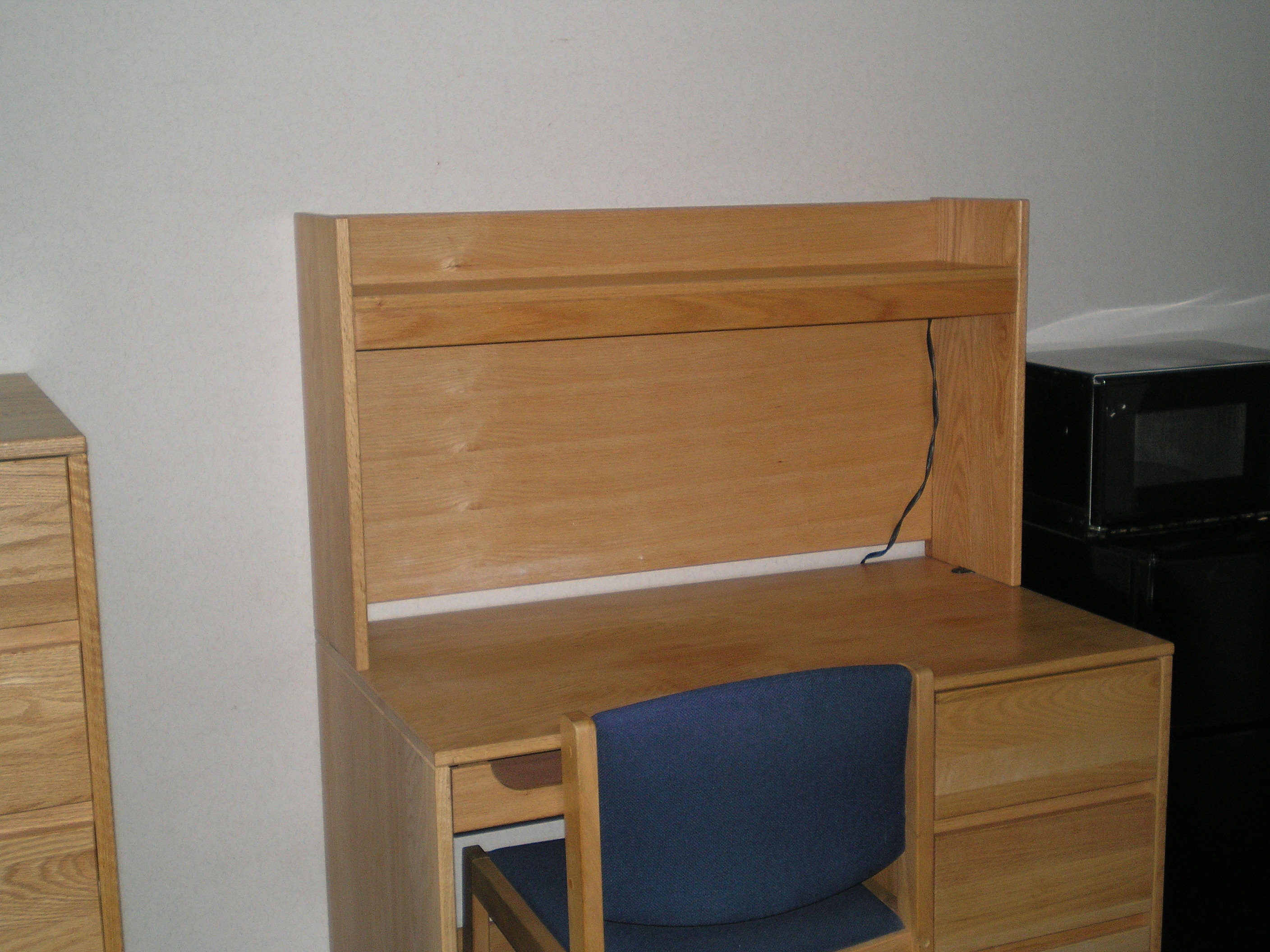 Desk in double room