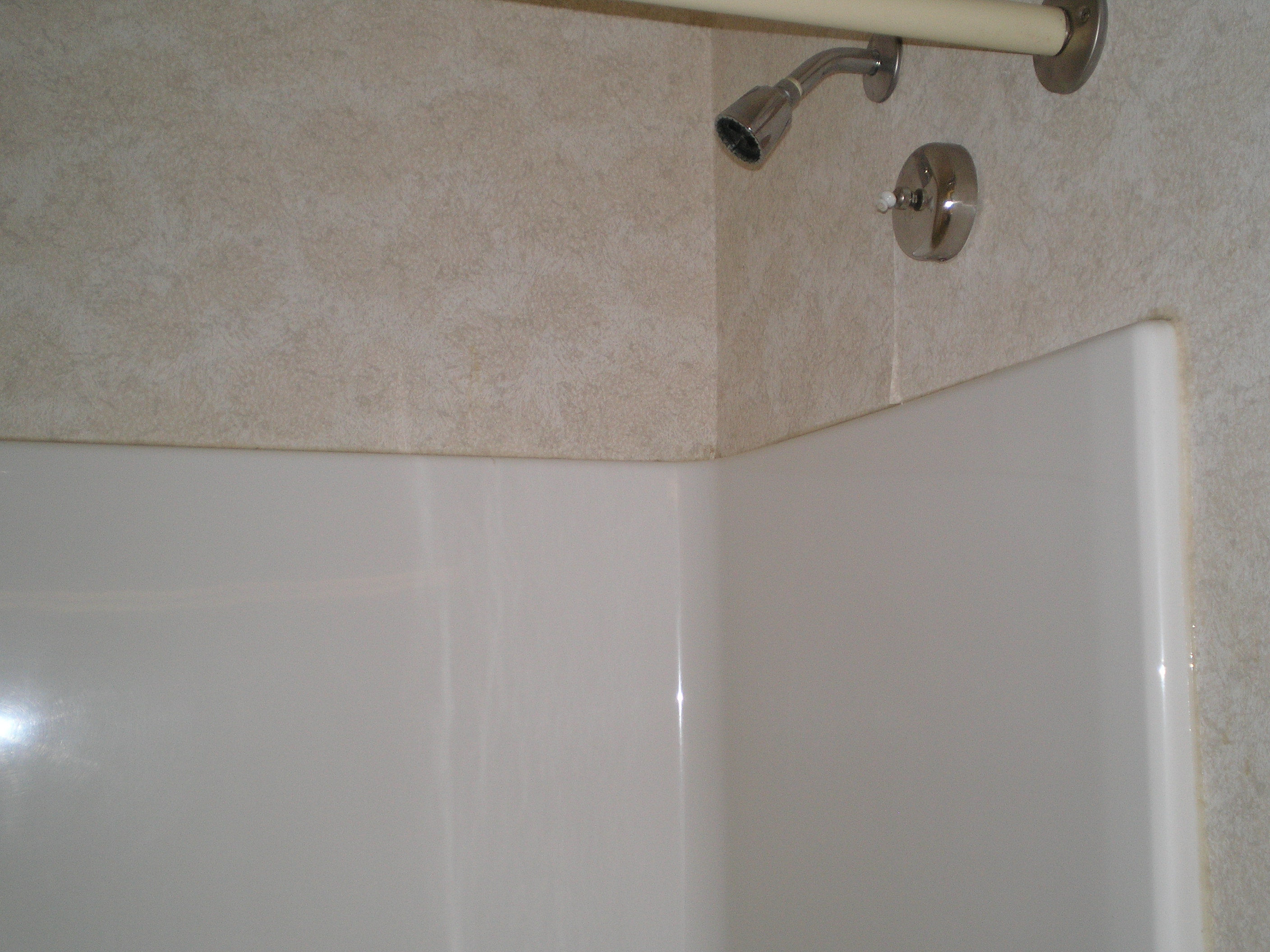 Bathroom shower area