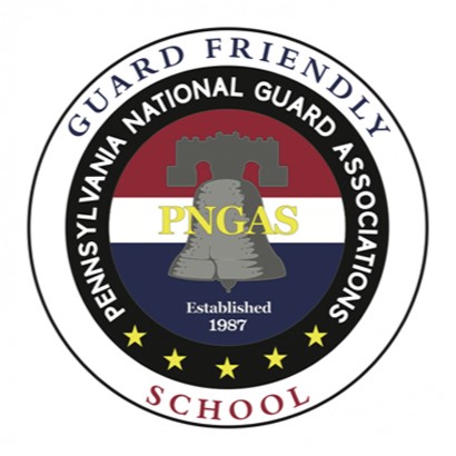 2024–2025 PNGAS Guard-Friendly School by the Pennsylvania National Guard Association (PNGAS) Logo