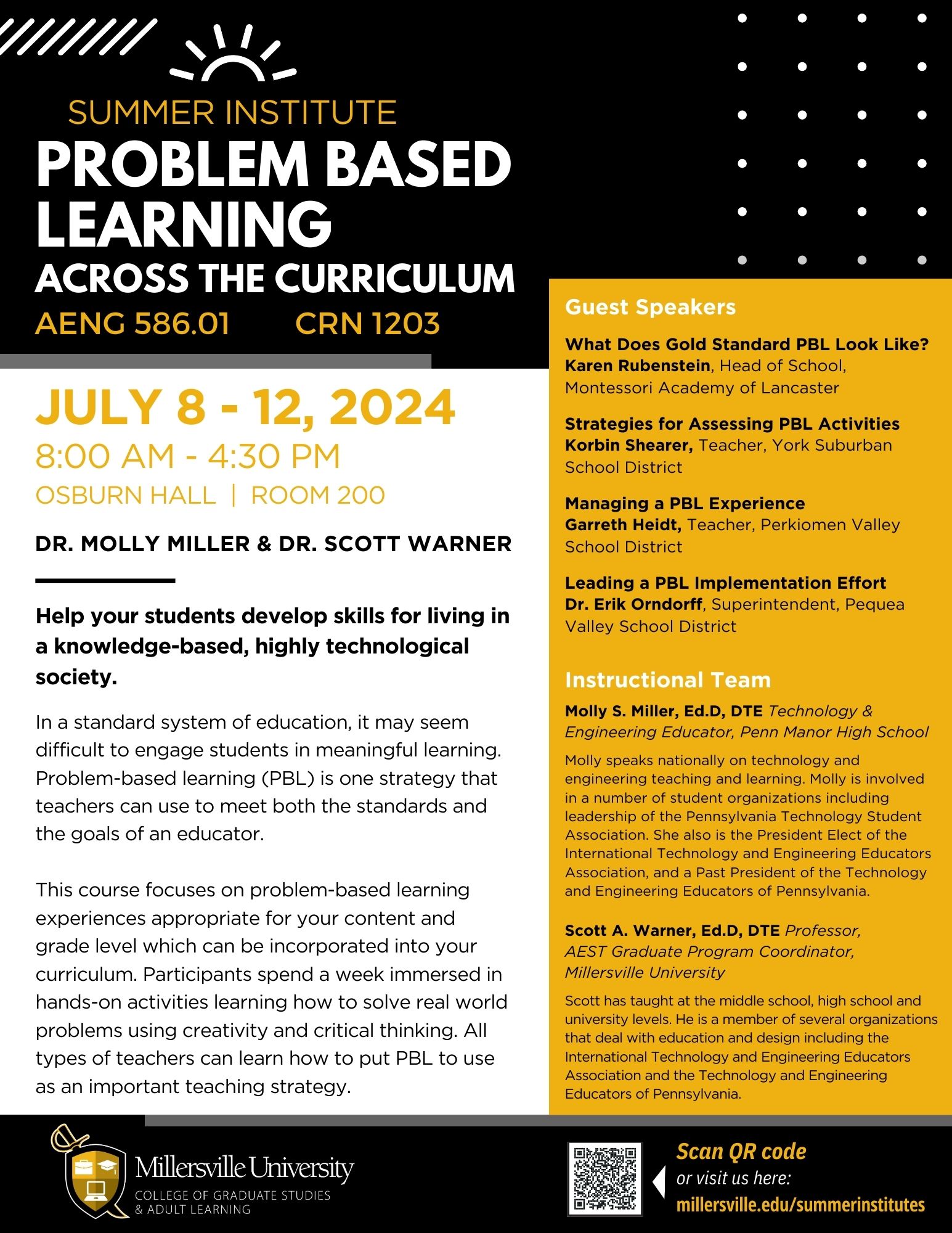 Summer Institutes Millersville University
