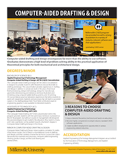Computer-Aided Drafting and Design at Millersville University.