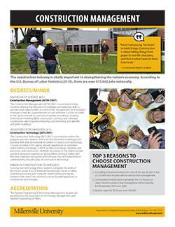 Construction Technology at Millersville University.