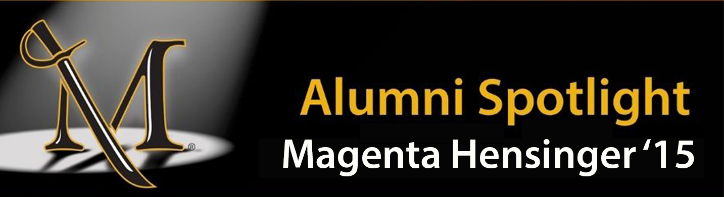 alumni spotlight header Magenta Hensinger