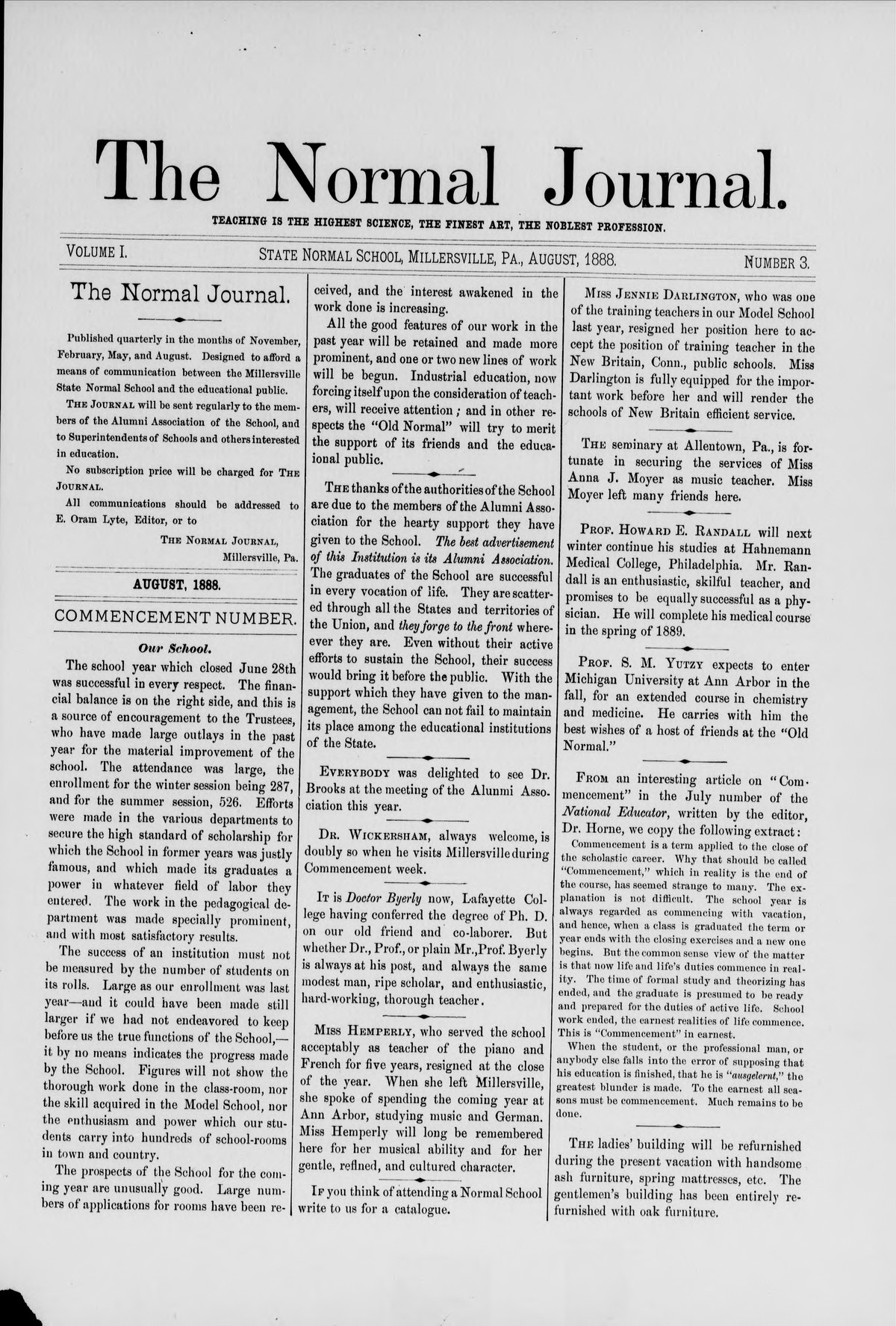 Normal Journal Vol 1, No 3