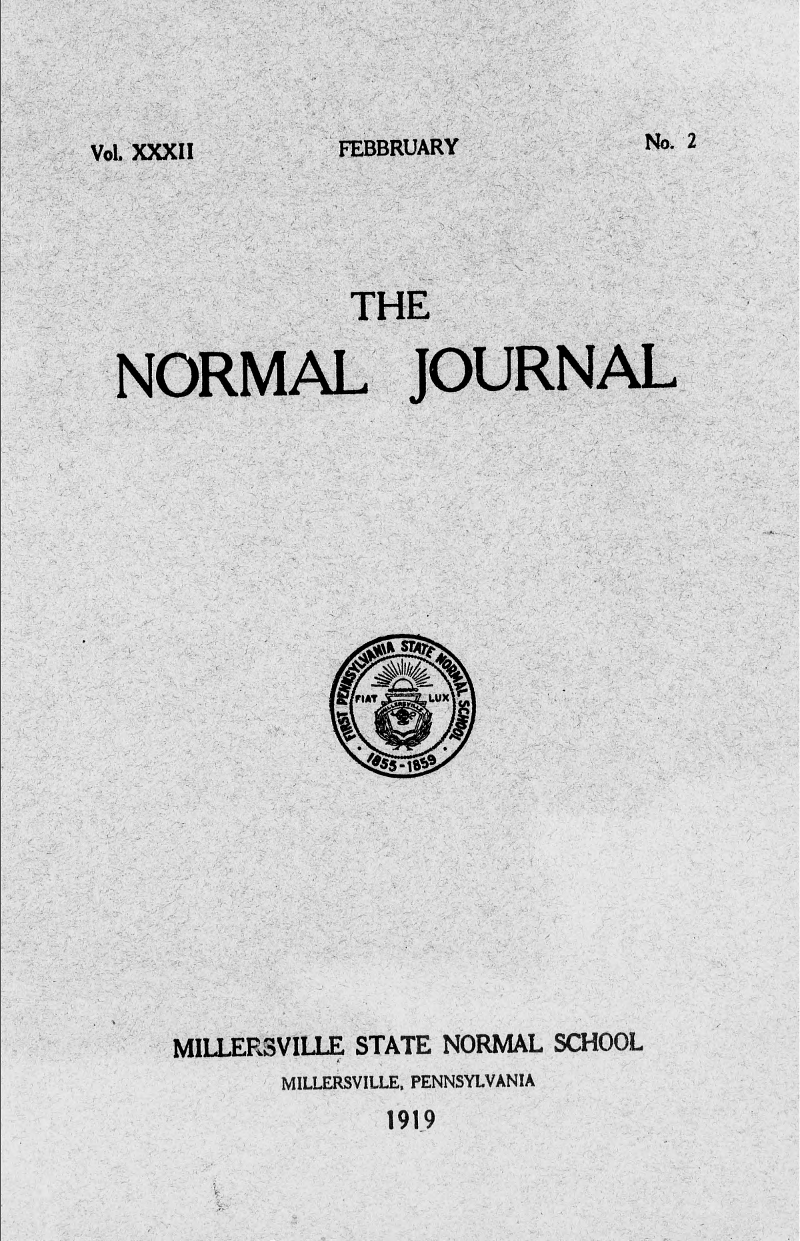 normal journal 1919 winter