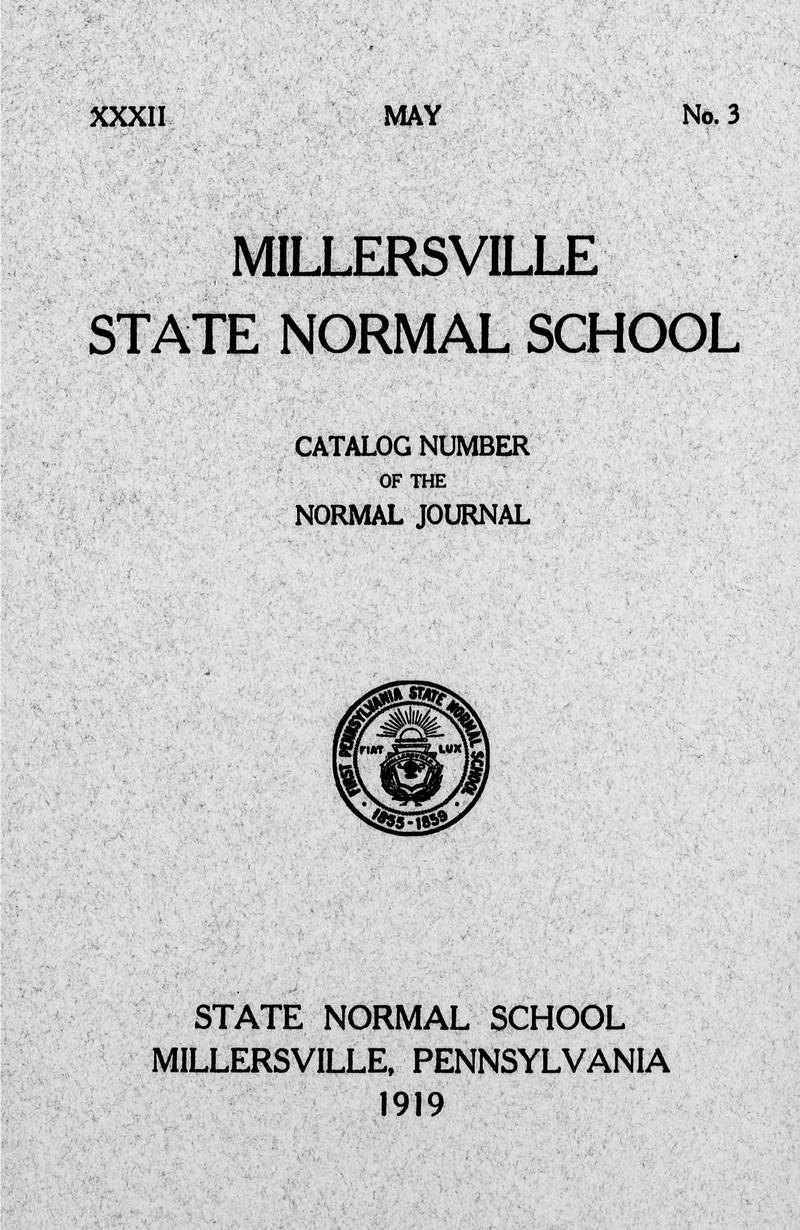 normal journal 1919 spring