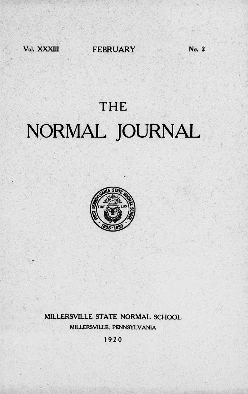 normal journal 1920 winter