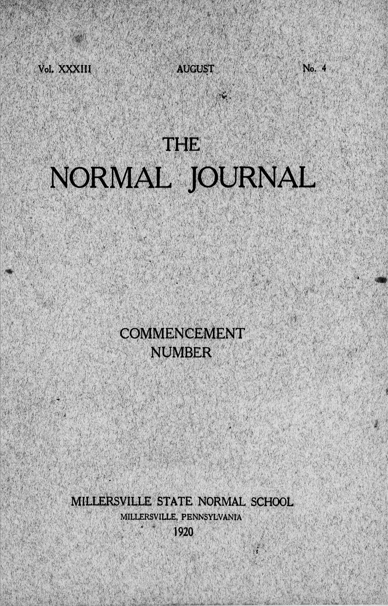 normal journal 1920 summer