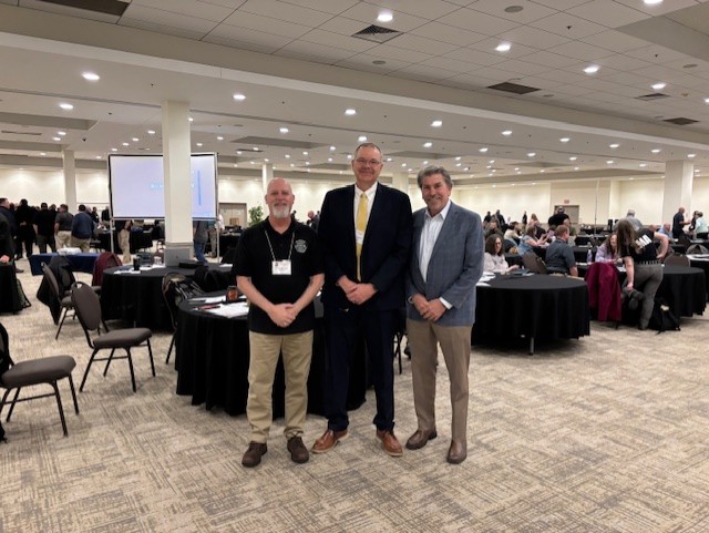Dr Dennis Merrigan, PEMA Director Randy Padfield and Dr. Duane Hagelgans