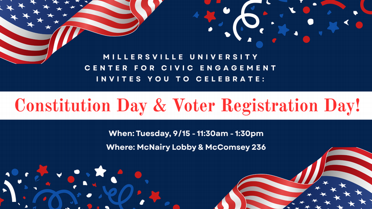 Details about Constitution Day and Voter Registration Day with American flags