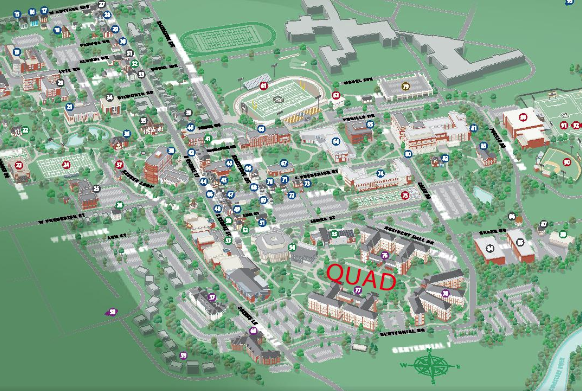 Millersville University Campus Map