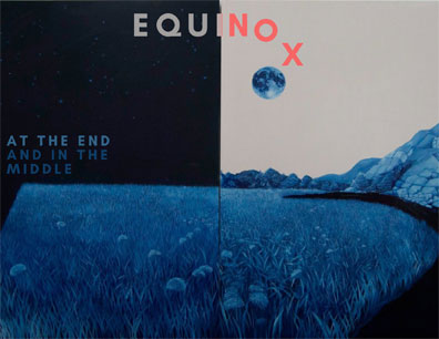 Michele Pierson, At the End and In the Middle, 2023, oil on canvas, 60” x 96”