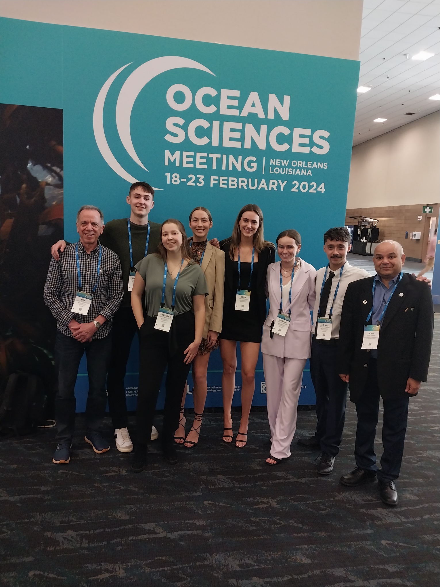 Ocean Science Student at National meeting
