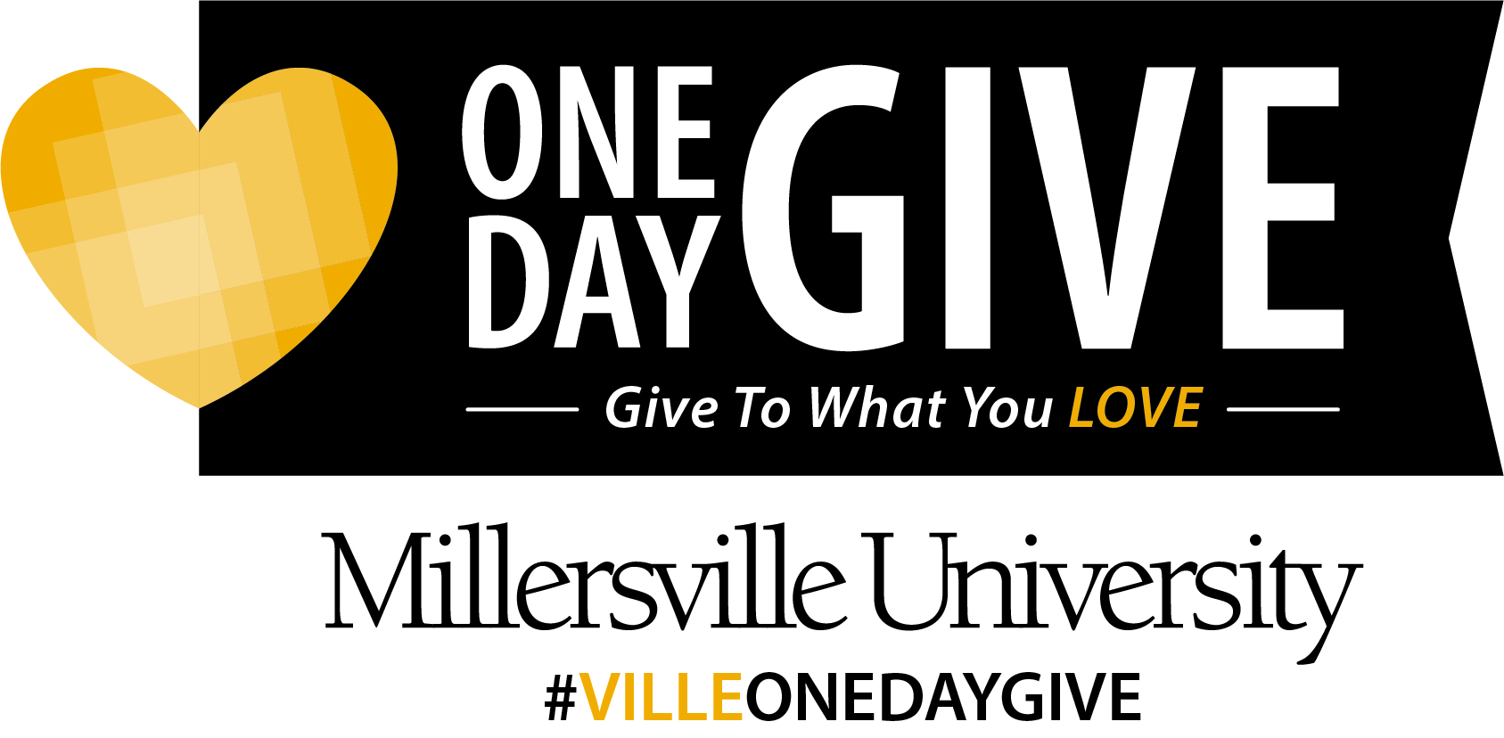 One Day Give logo, Give to What you Love #VilleOneDayGive