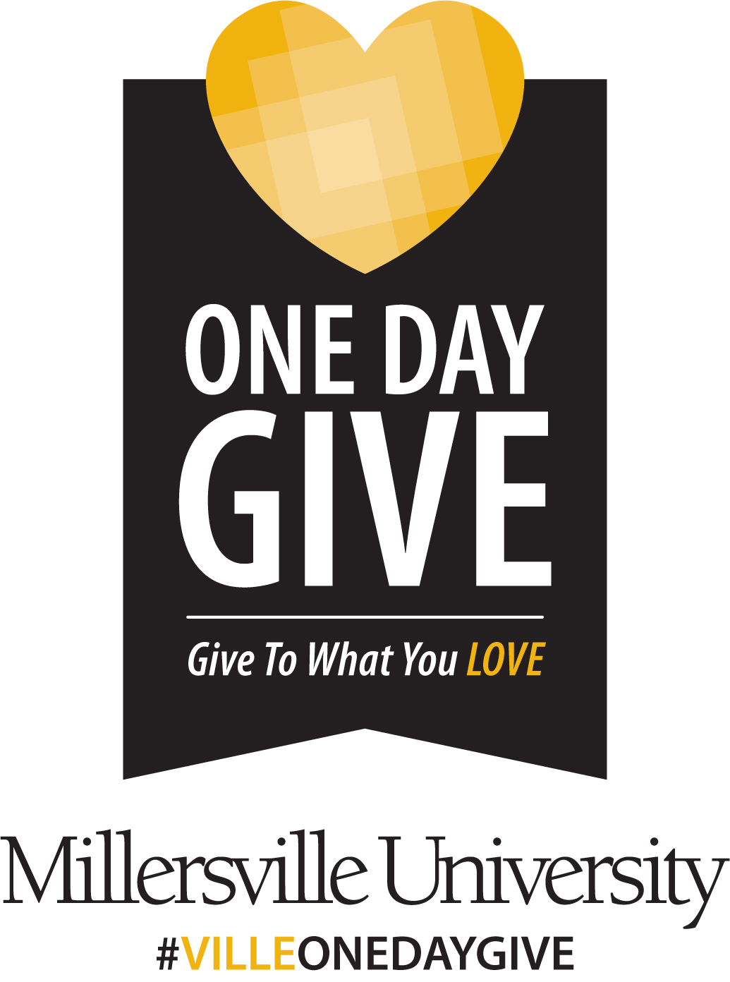 One Day Give logo with hashtag Ville One Day Give