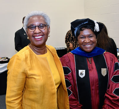 Judith Wubah at Commencement
