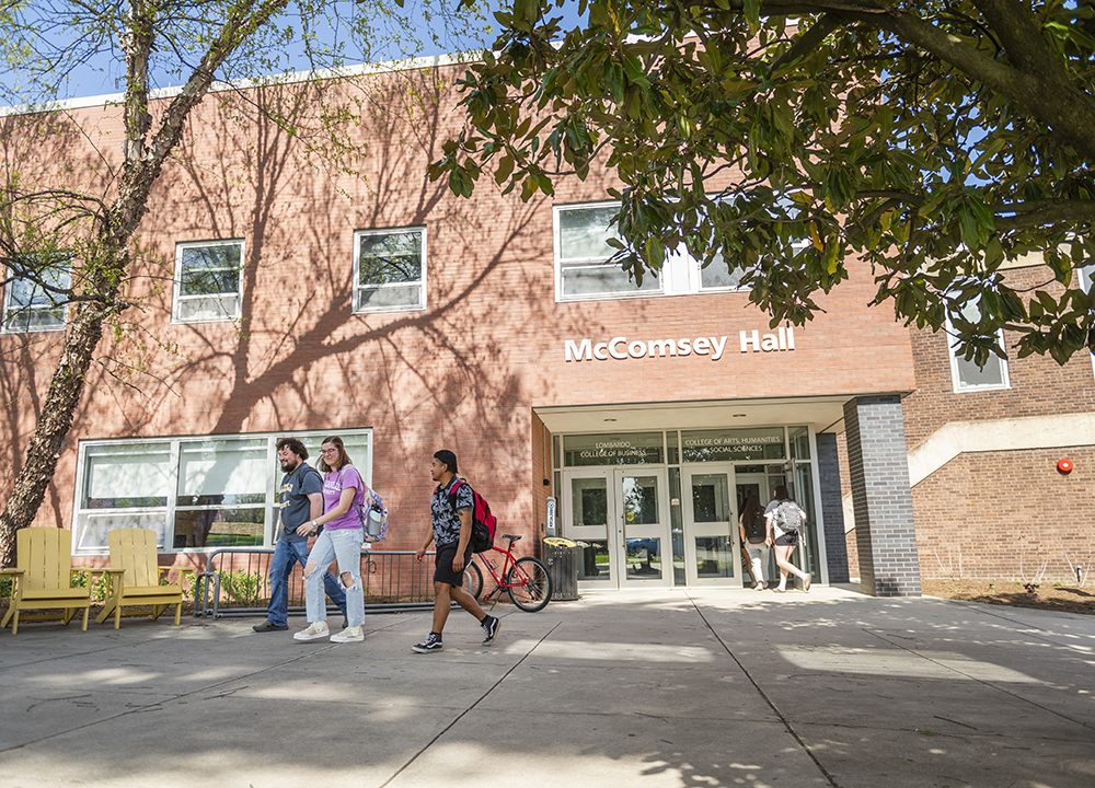 Exterior of the McComsey Building