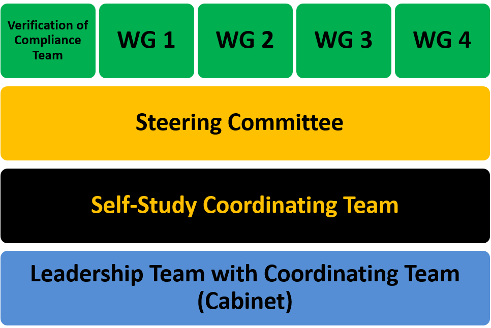 diagram of self-study structure
