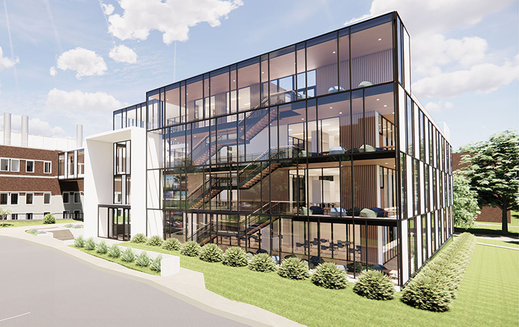 Rendering of new Science Complex