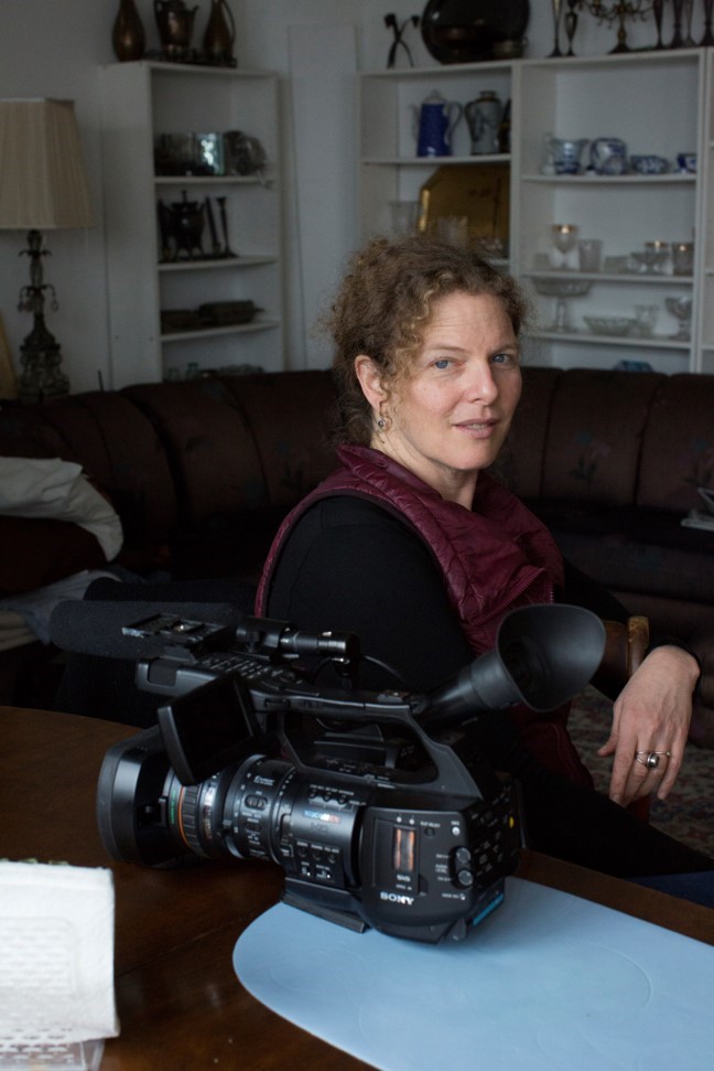 female director with video camera