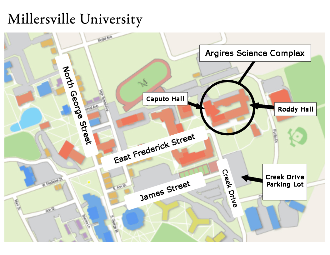 millersville university campus map Directions And Program Instructions Millersville University millersville university campus map