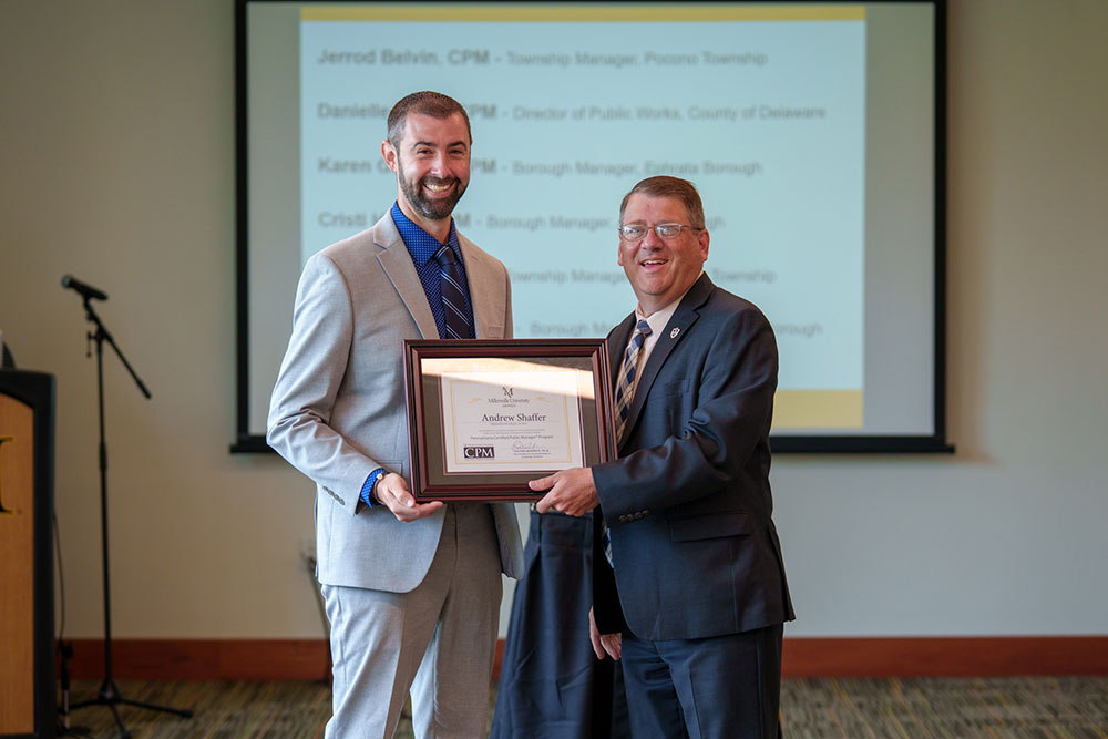 Andrew Shaffer and Dr. DeSantis