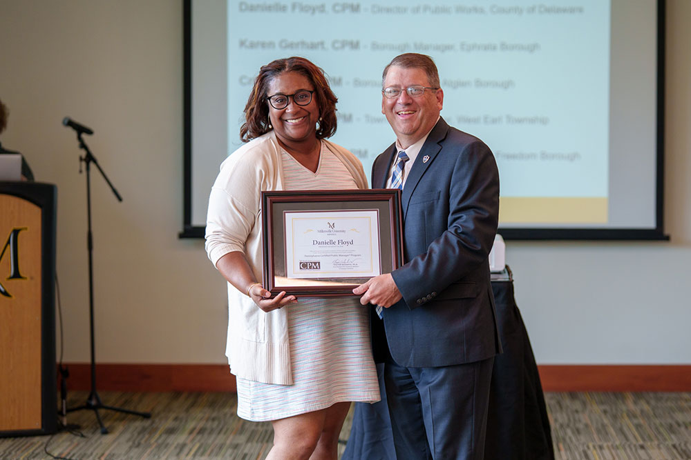 Danielle Floyd and Dr. DeSantis