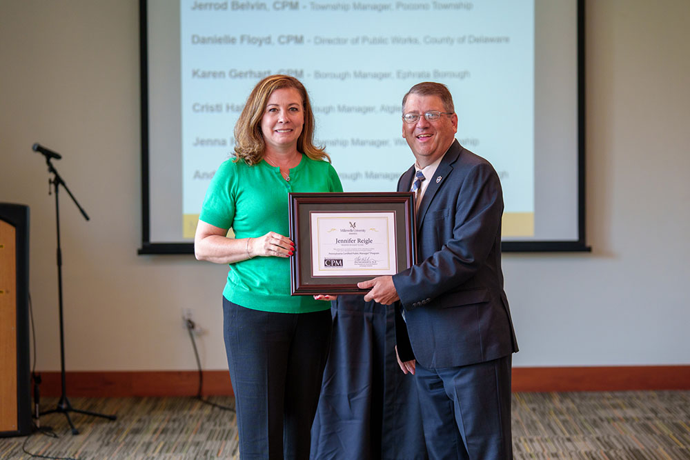 Jenna Reigel and Dr. DeSantis